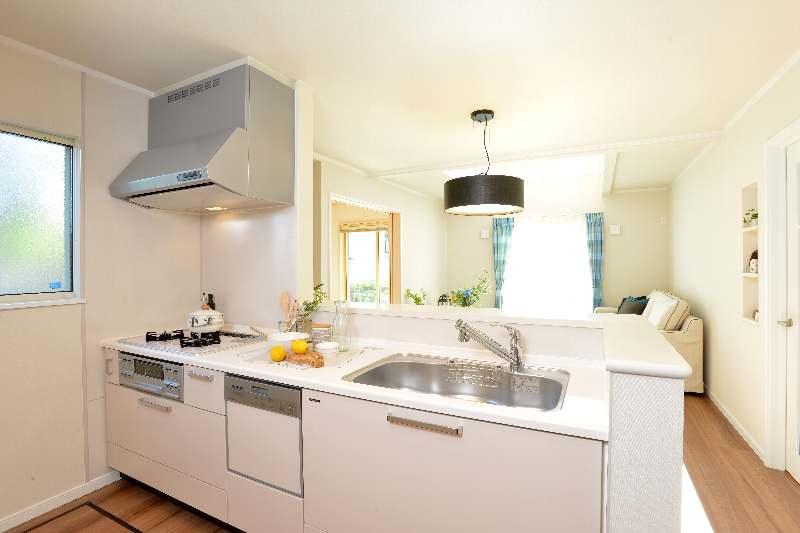 Kitchen. While are in the kitchen Overlooking to living Japanese-style room Popular Plan ~ image photo ~