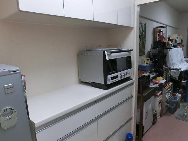 Kitchen. Cupboard is new