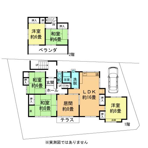 Floor plan. 21 million yen, 6LDK, Land area 221.27 sq m , Building area 128.03 sq m