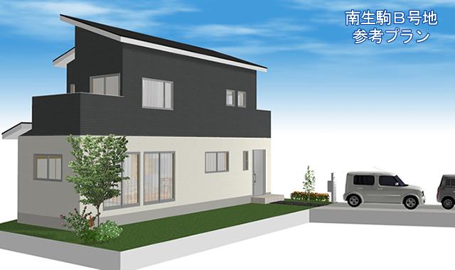 Building plan example (Perth ・ appearance). Building plan example (B No. land) Building price 15,660,000 yen, Building area 95.87 sq m