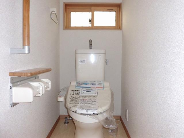 Toilet. Washlet standard adopted function with toilet