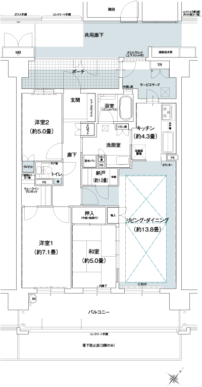 Floor: 3LDK + N, the occupied area: 88.44 sq m, Price: 33.6 million yen