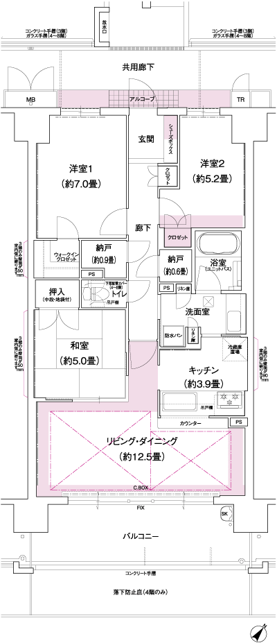 Floor: 3LDK + N, the occupied area: 78.83 sq m, Price: 31.7 million yen
