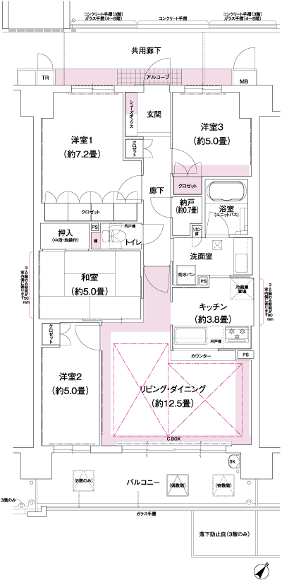 Floor: 4LDK + N, the occupied area: 85.32 sq m, Price: 34.7 million yen