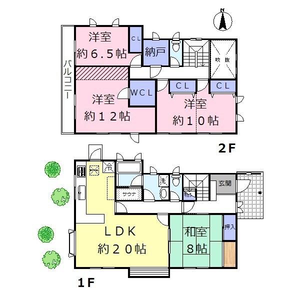 Floor plan. 26 million yen, 4LDK + S (storeroom), Land area 331.69 sq m , Building area 159.62 sq m