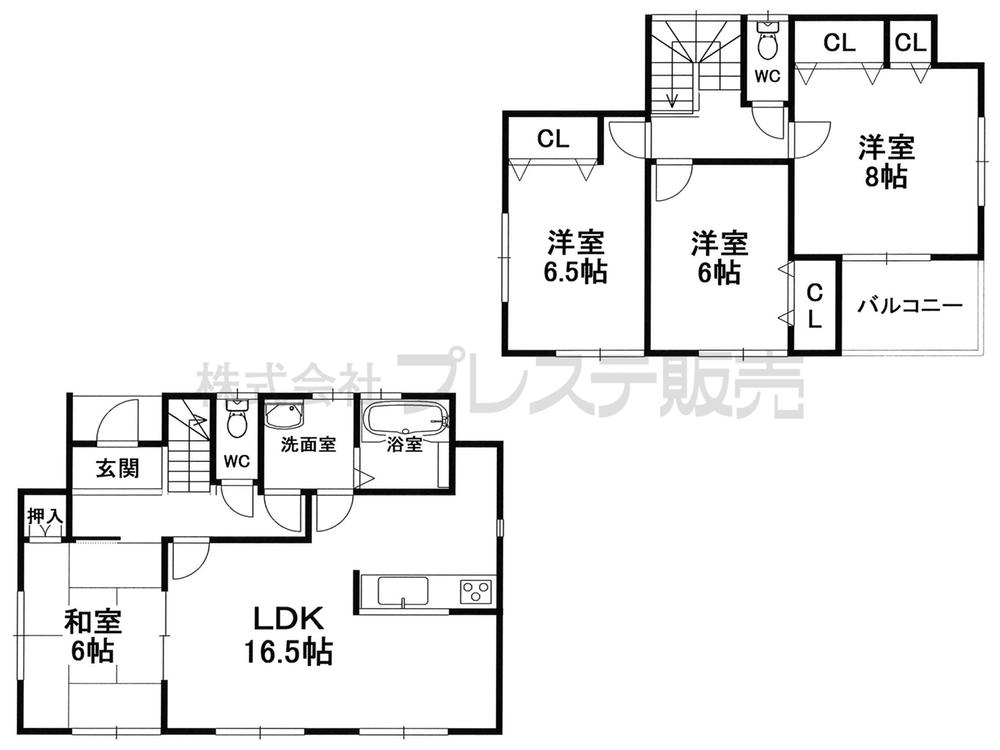 Floor plan. (No. 3 locations), Price 19,800,000 yen, 4LDK, Land area 148.79 sq m , Building area 101.02 sq m