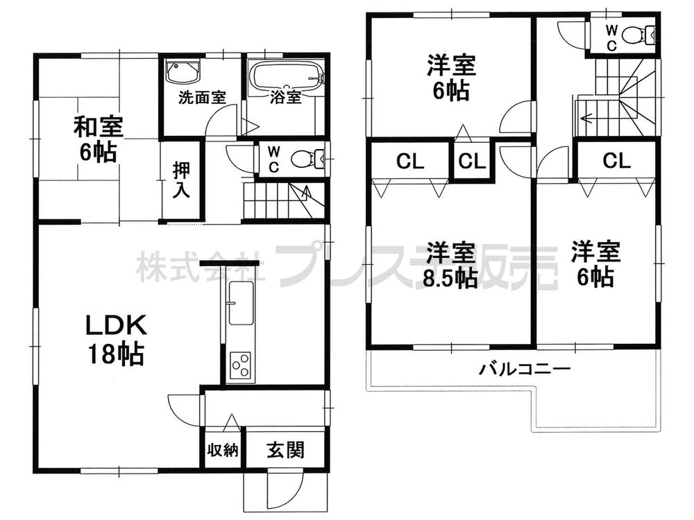 Floor plan. (No. 5 locations), Price 23.8 million yen, 4LDK, Land area 140.72 sq m , Building area 104.33 sq m