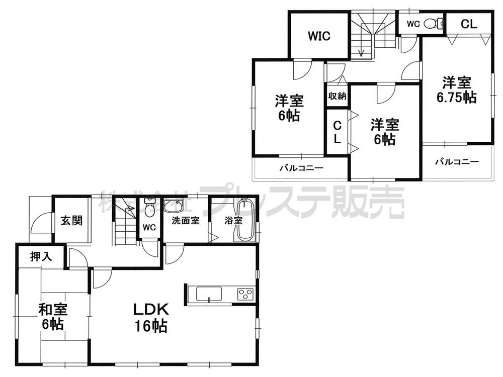 Floor plan. (No. 2 locations), Price 17.8 million yen, 4LDK, Land area 135.33 sq m , Building area 103.92 sq m