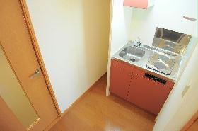 Kitchen. It is a compact kitchen ☆