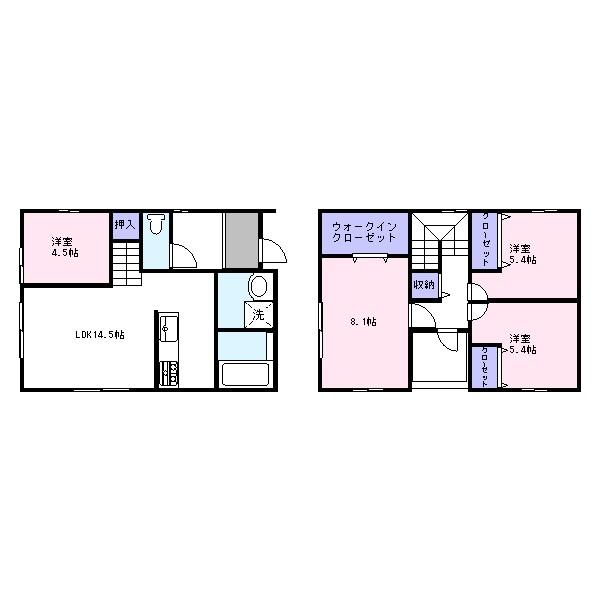 Floor plan. 24,950,000 yen, 4LDK, Land area 149.68 sq m , We can propose building area 96 sq m spacious floor plans