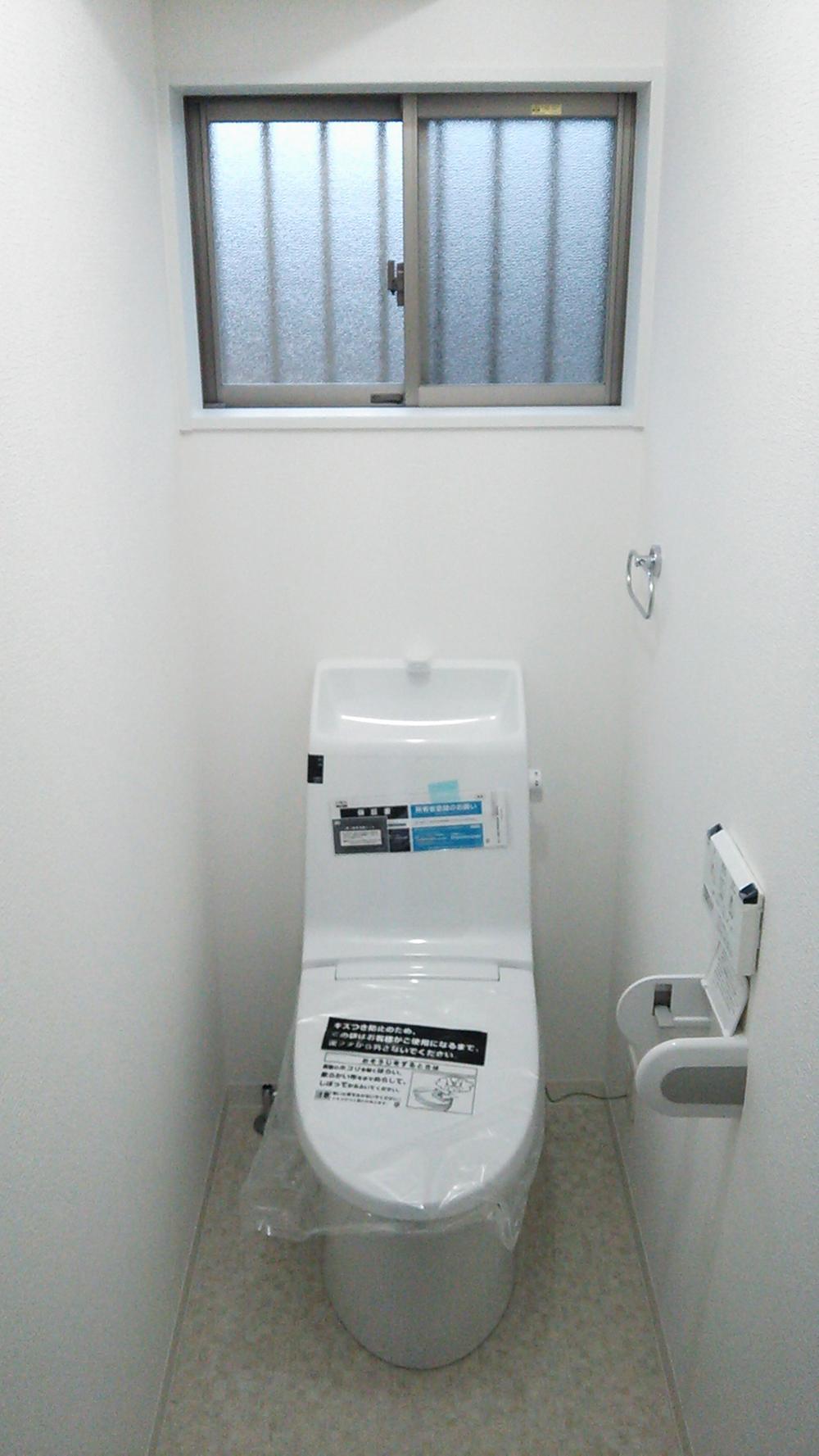 Toilet. Example of construction toilet
