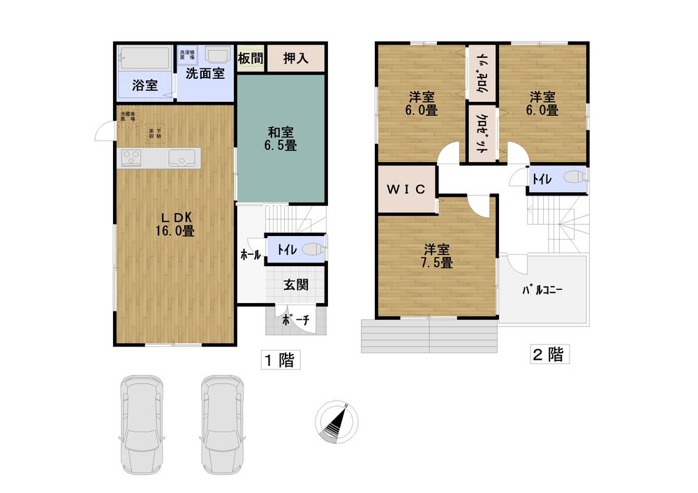 Floor plan. 23,900,000 yen, 4LDK, Land area 199.95 sq m , Building area 99.22 sq m