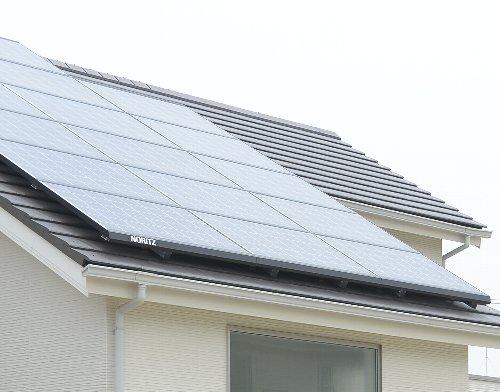 Power generation ・ Hot water equipment. Produce electricity from solar energy. 