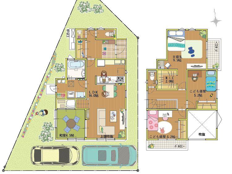 Floor plan. (No. 10 locations), Price 30,800,000 yen, 4LDK, Land area 130.3 sq m , Building area 101.85 sq m