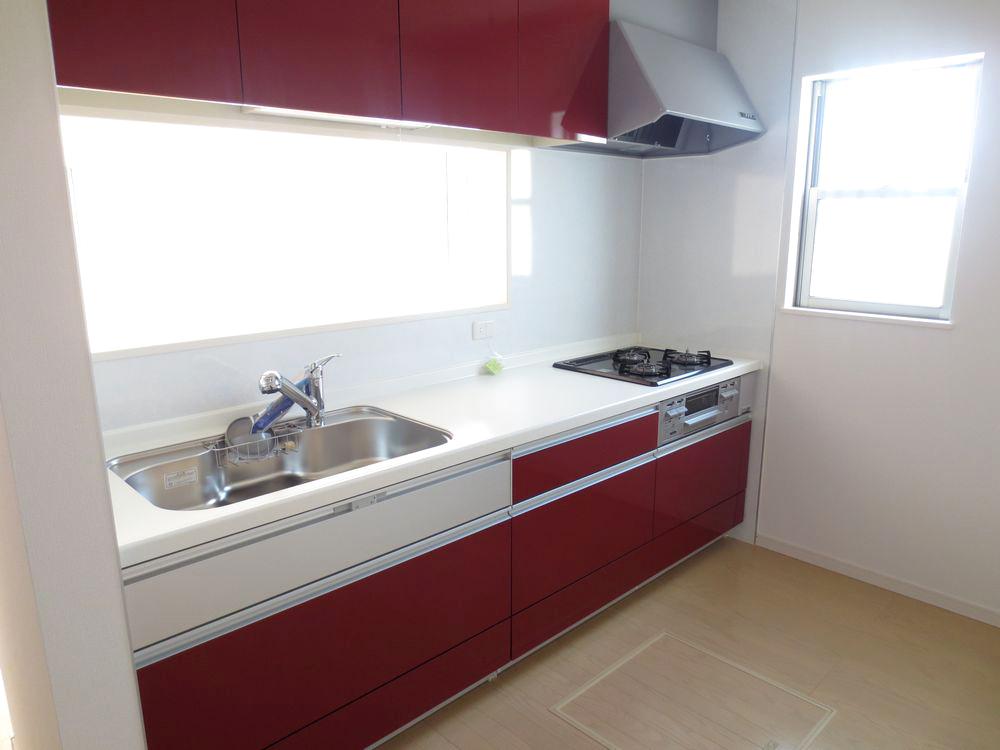 Kitchen. ■ System Kitchen silent sink artificial marble top plate, It is a water purification function with faucet ■