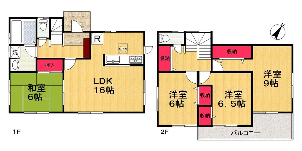 Floor plan. (5 Building), Price 26,800,000 yen, 4LDK, Land area 165.1 sq m , Building area 103.5 sq m