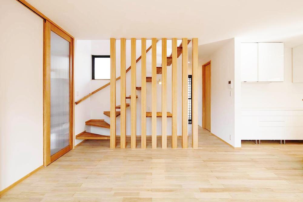 Living. (Example of construction), for example such stairs. 