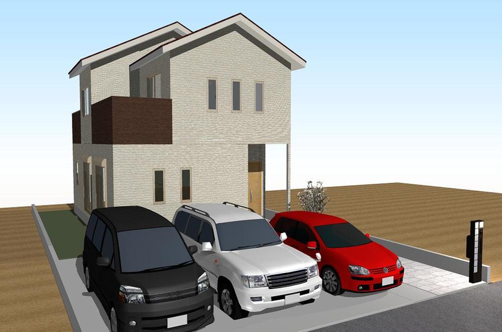 Building plan example (Perth ・ appearance). Building plan example (No. 5 locations) Building price 16,030,000 yen, Building area 101.02 sq m