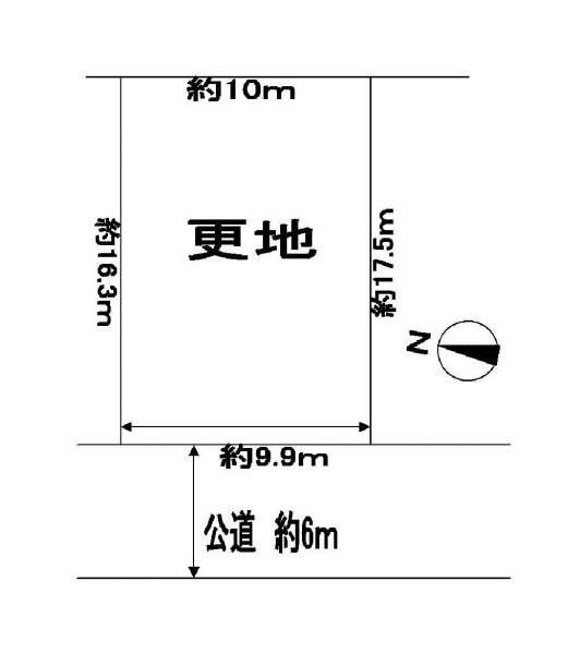 Compartment figure. Land price 12.5 million yen, Land area 167.25 sq m