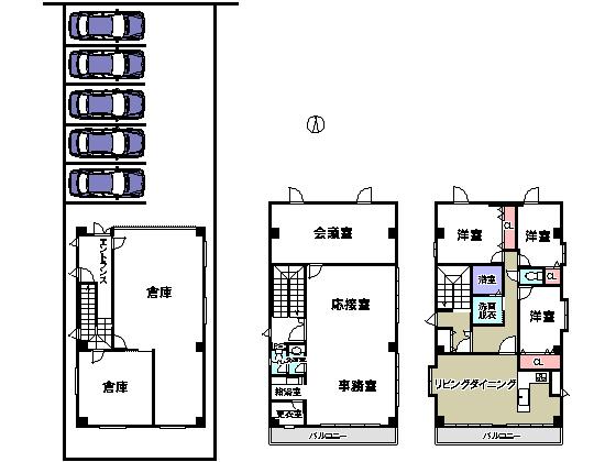 Floor plan. 42,800,000 yen, 3LDK, Land area 251 sq m , Building area 291.45 sq m