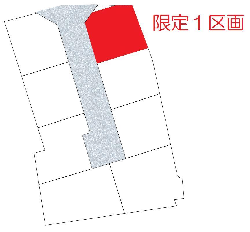 Compartment figure. Land price 12.5 million yen, Land area 132.24 sq m all 8 compartment