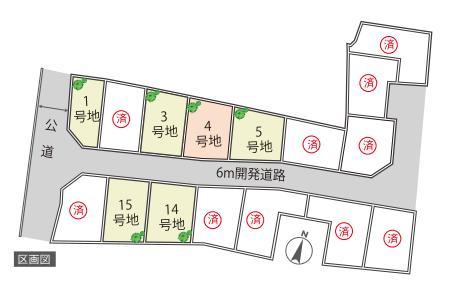 Compartment figure. 21,400,000 yen, 4LDK, Land area 100 sq m , Building area 100 sq m whole compartment view