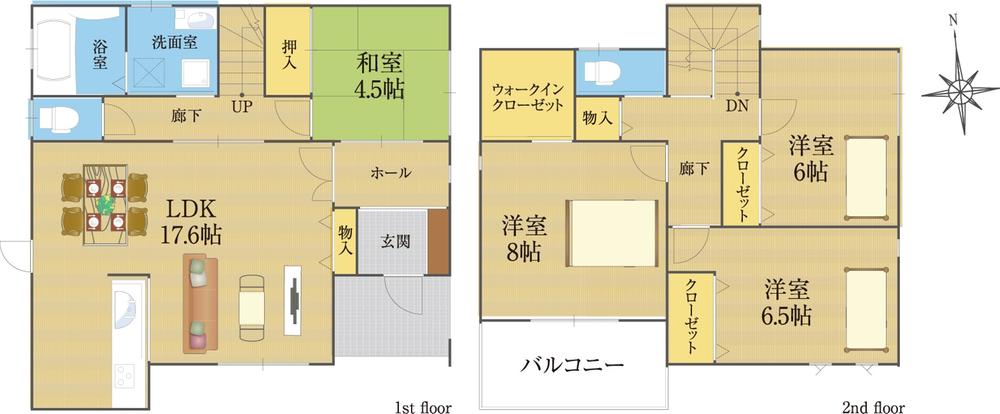 Floor plan. 362m to Circle K Koryo-cho Hirao shop