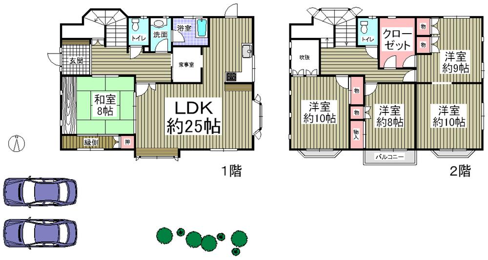 Floor plan. 45,800,000 yen, 5LDK + S (storeroom), Land area 366.2 sq m , Building area 192.34 sq m