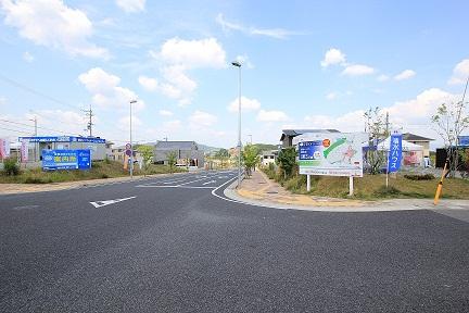 Local land photo. Rich blessed with natural view is attractive, "Oji Sky Hills" Sekisui House of [The second phase Street District] Popular in the sale! 