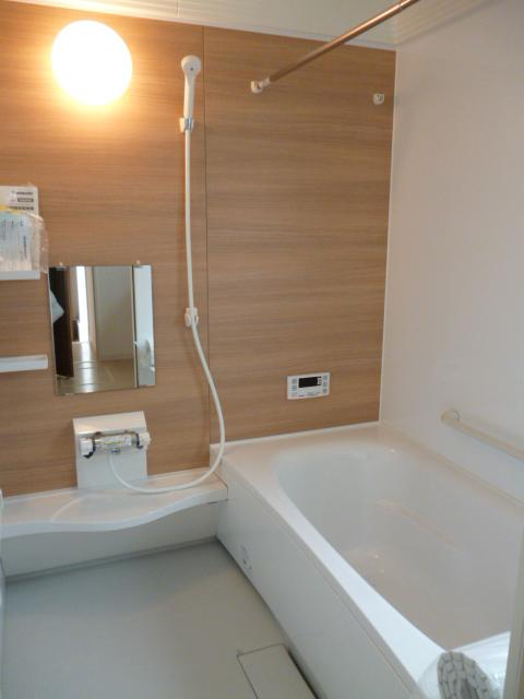 Bathroom. With bathroom heating dryer (specification example: different colors)