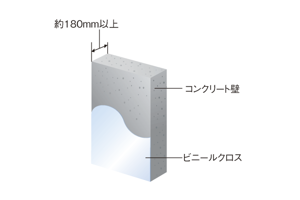 Building structure.  [Tosakaikabe] The thickness of Tosakaikabe is secure about 180mm. It has been consideration to the reduction of life sound ※ Except part (conceptual diagram)
