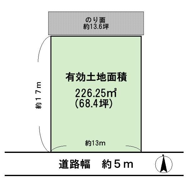 Compartment figure. Land price 19,800,000 yen, Land area 271.38 sq m