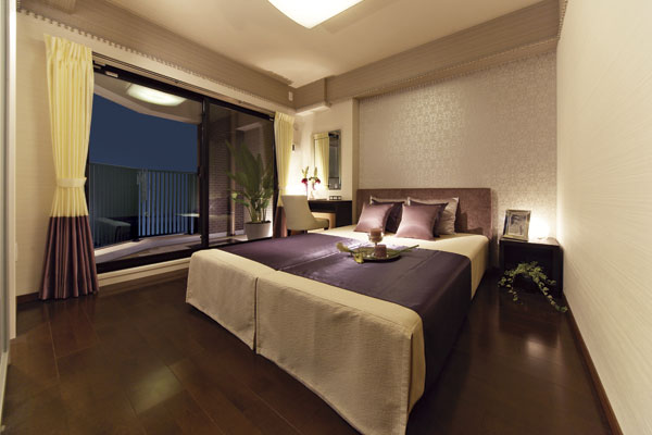 Interior.  [Master bedroom] Not only just to sleep, So spend a beautiful time of the design and the elegant space design. Regained peace in the mind, A new day, It will be greeted by a space that was hauntingly rich breadth and texture ( ※ )
