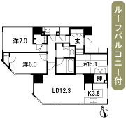 Floor: 3LDK, occupied area: 81.19 sq m, Price: 59.6 million yen