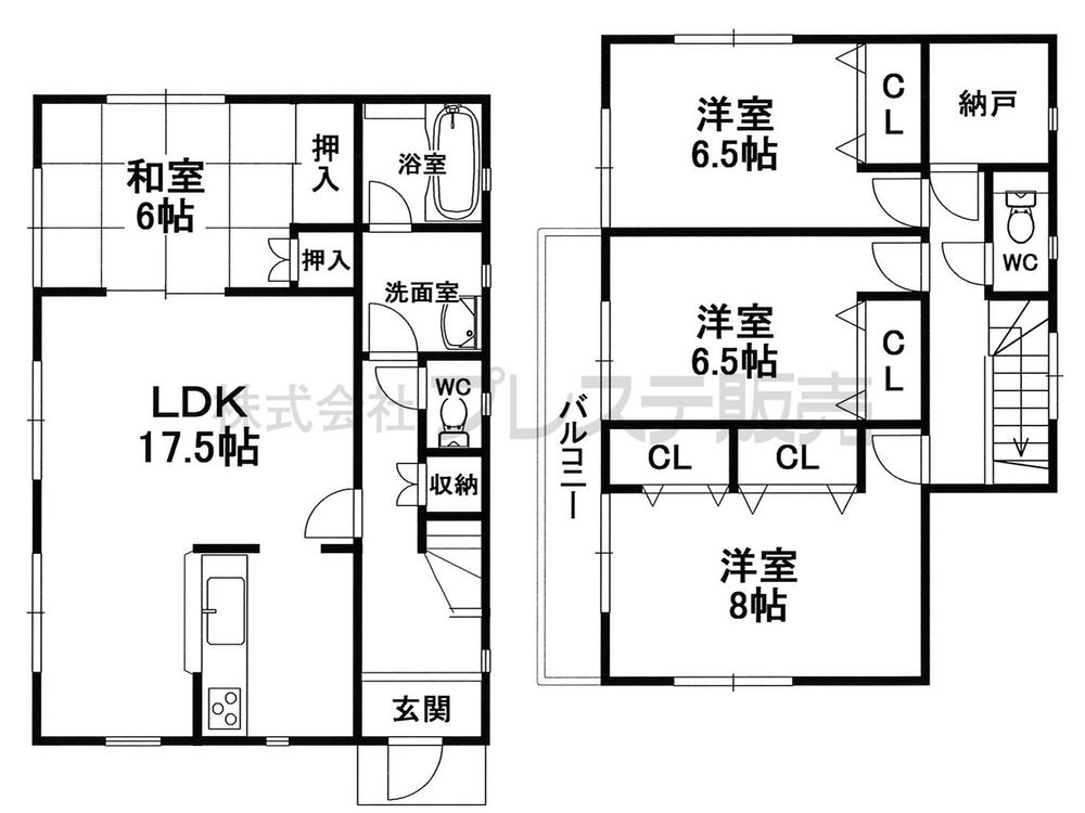 Floor plan. (No. 1 point), Price 32,800,000 yen, 4LDK+S, Land area 200.79 sq m , Building area 108.13 sq m