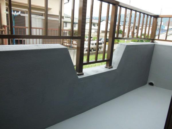 Balcony. Veranda waterproof treated