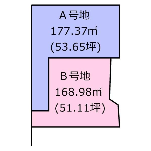 Compartment figure. Land price 14 million yen, Land area 168.98 sq m