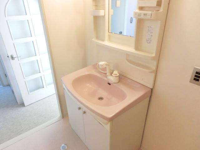 Wash basin, toilet. With shampoo dresser