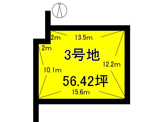 Compartment figure. Land price 25,300,000 yen, Land area 186.52 sq m
