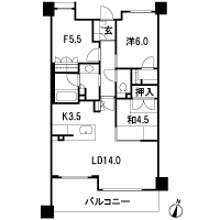 Floor: 2LDK + F, the area occupied: 73.32 sq m, Price: 35,900,000 yen ~ 37,400,000 yen