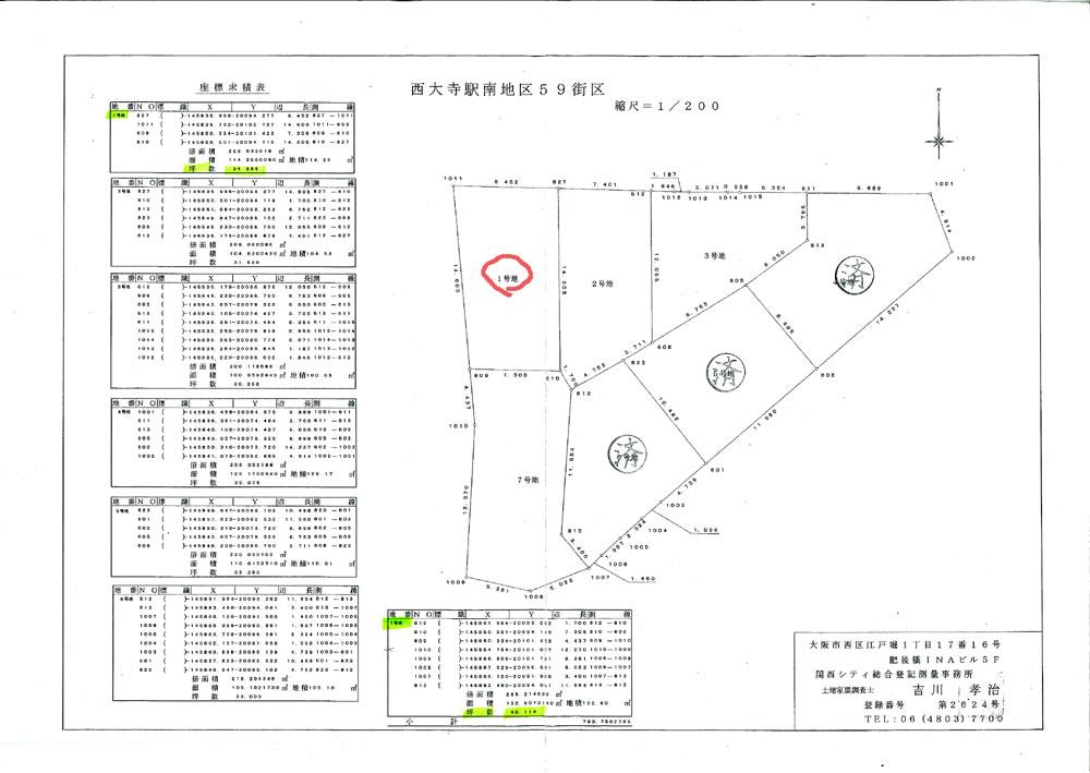 Compartment figure. Land price 19.2 million yen, Land area 114.63 sq m