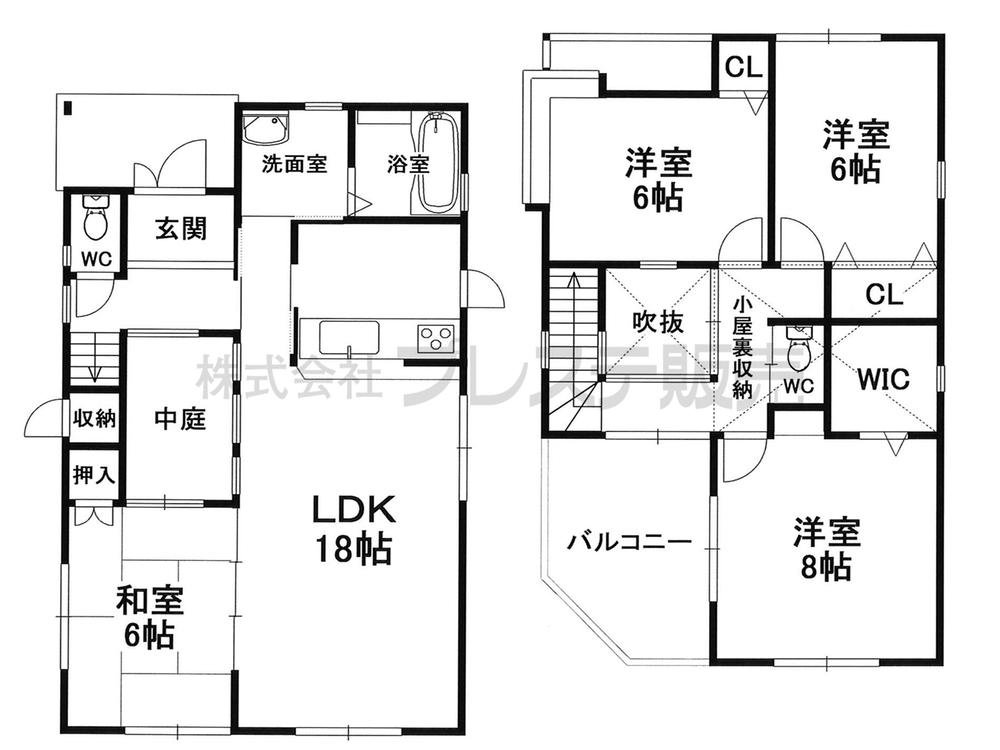 Floor plan. (No. 1 point), Price 33,800,000 yen, 4LDK+S, Land area 185.12 sq m , Building area 103.08 sq m