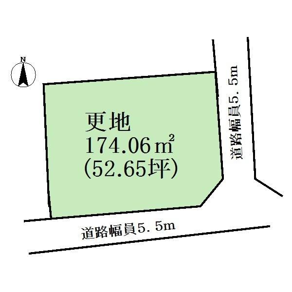 Compartment figure. Land price 20 million yen, Land area 174.06 sq m