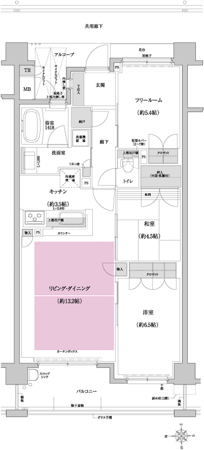 Floor: 2LDK + F, the area occupied: 73.37 sq m, Price: 29.8 million yen