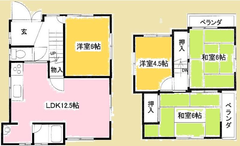 Floor plan. 11 million yen, 4LDK, Land area 118.03 sq m , Building area 75.52 sq m