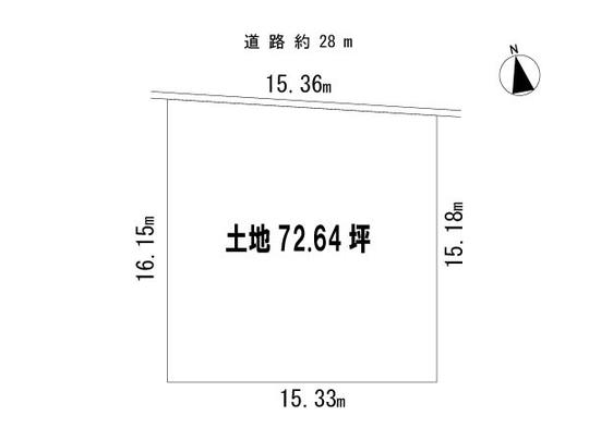 Compartment figure. Land is 72 square meters of spread