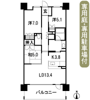Floor: 3LDK, occupied area: 78.75 sq m, Price: 34.1 million yen