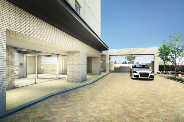 Features of the building.  [Sub Entrance (North Residence)] Is a sub-entrance that can approach immediately to Juto from driveway from North Residence (Rendering)