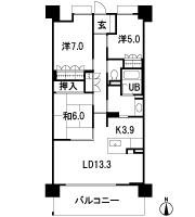 Floor: 3LDK, occupied area: 81.29 sq m, Price: 36.2 million yen