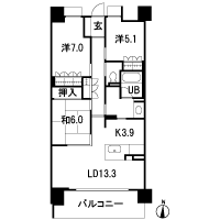 Floor: 3LDK, occupied area: 81.29 sq m, Price: 37.5 million yen